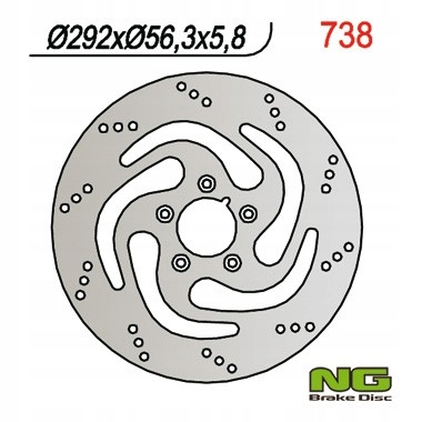 Ng Brzdový Kotúč Zadný Harley-davidson