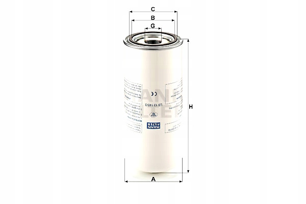Mann-filter Priemyselný Filter Mann LB13145 3