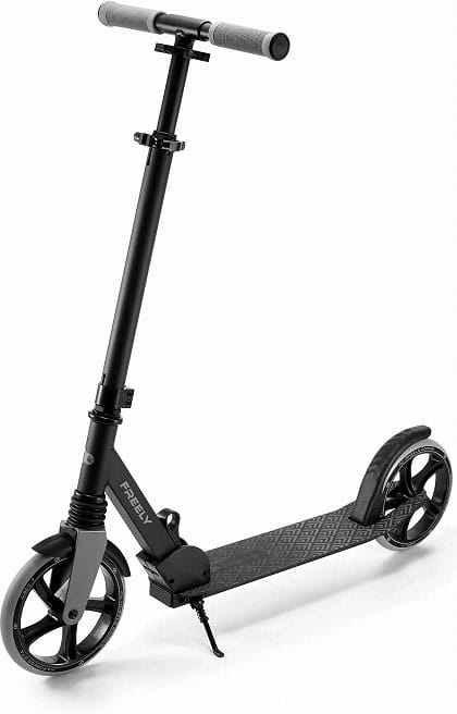 Kinderkraft Freely Uniwersalna Składana Hulajnoga Z Stopką Dla Dzieci Black