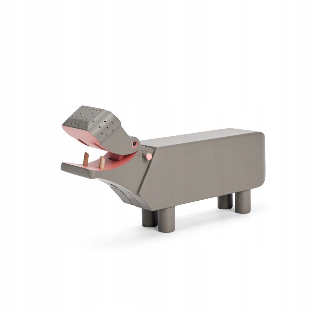 Kay Bojesen Hippo Drevená figúrka Hroch 9 cm Šedá