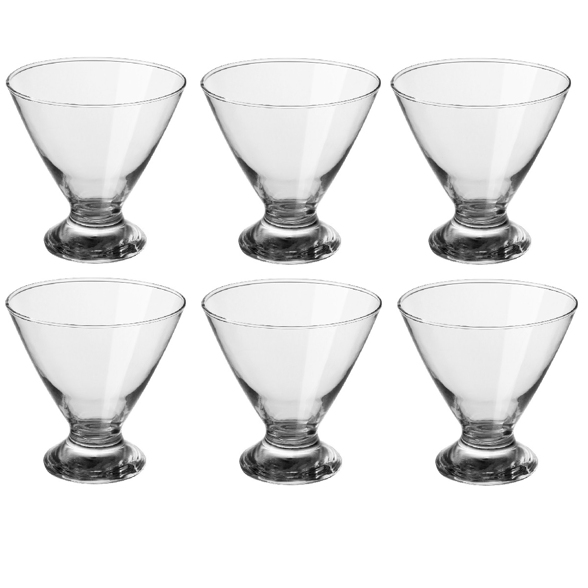 

6x Pucharek Do Lodów Deserów Szklany Martina 460ml