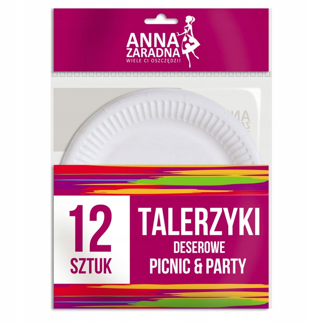 Talerzyki deserowe 12 szt. Anna Zaradna