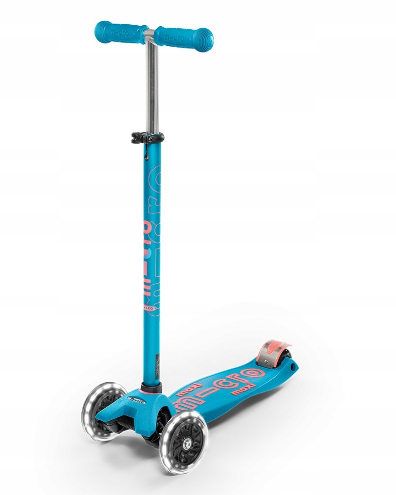 Micro hulajnoga Maxi Micro Deluxe Led Aqua