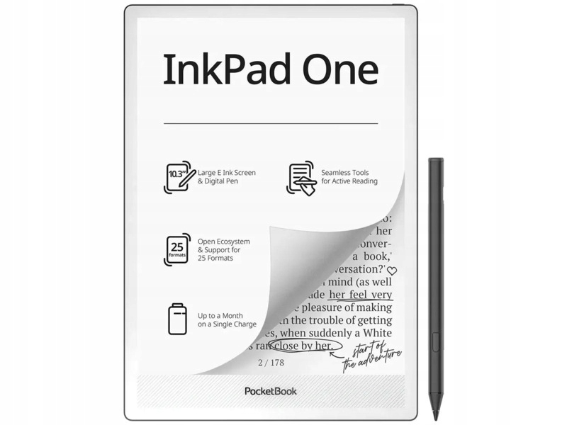 Czytnik e-booków Pocketbook InkPad One 10.3" Bez reklam Czarny