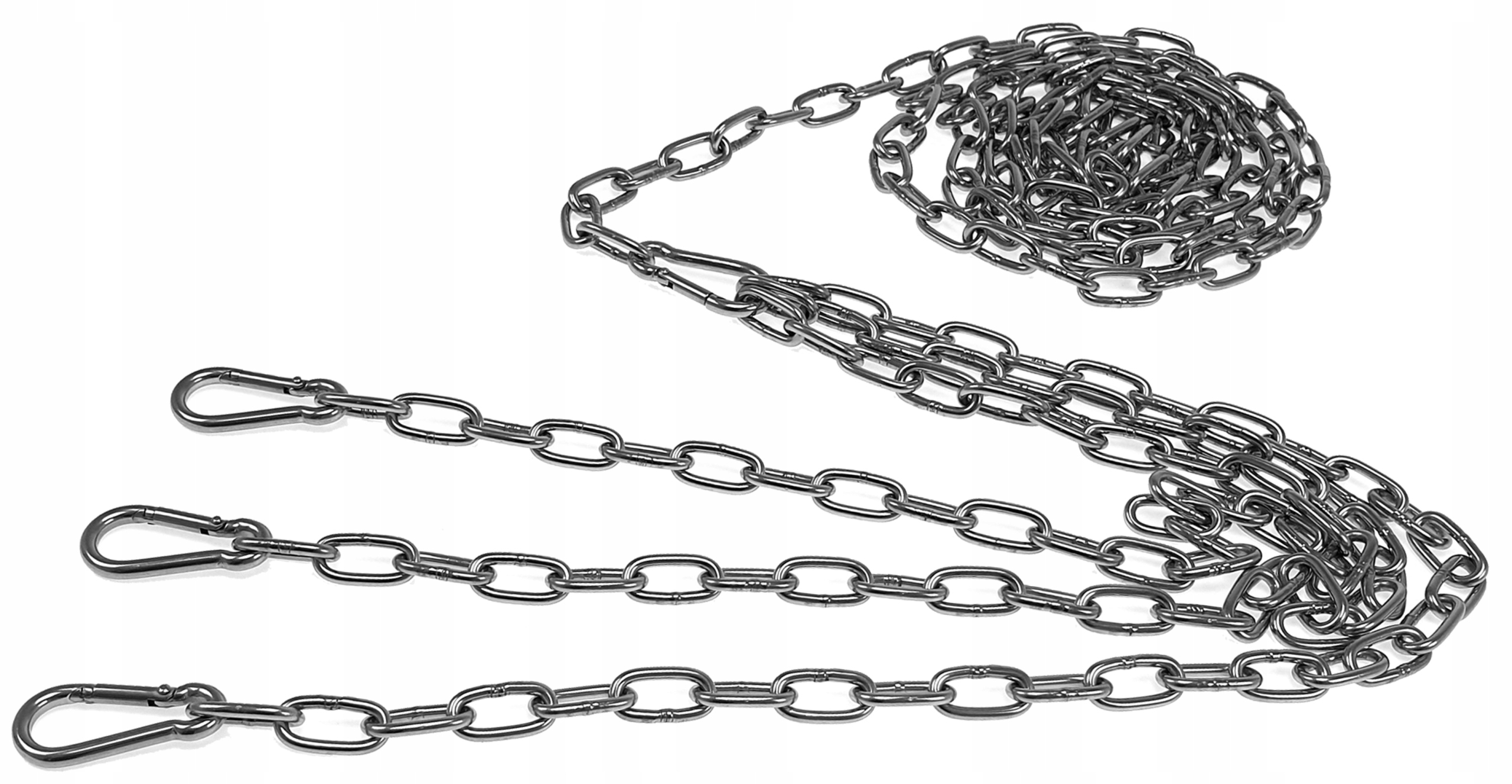 

Nierdzewny kpl łańcuchów 410 cm do rusztu trójnogu