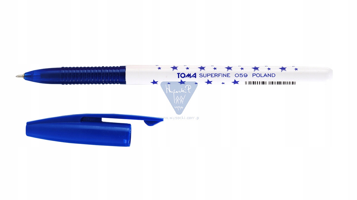 

Niebieski długopis Superfine gwiazdy 05mm Toma-059