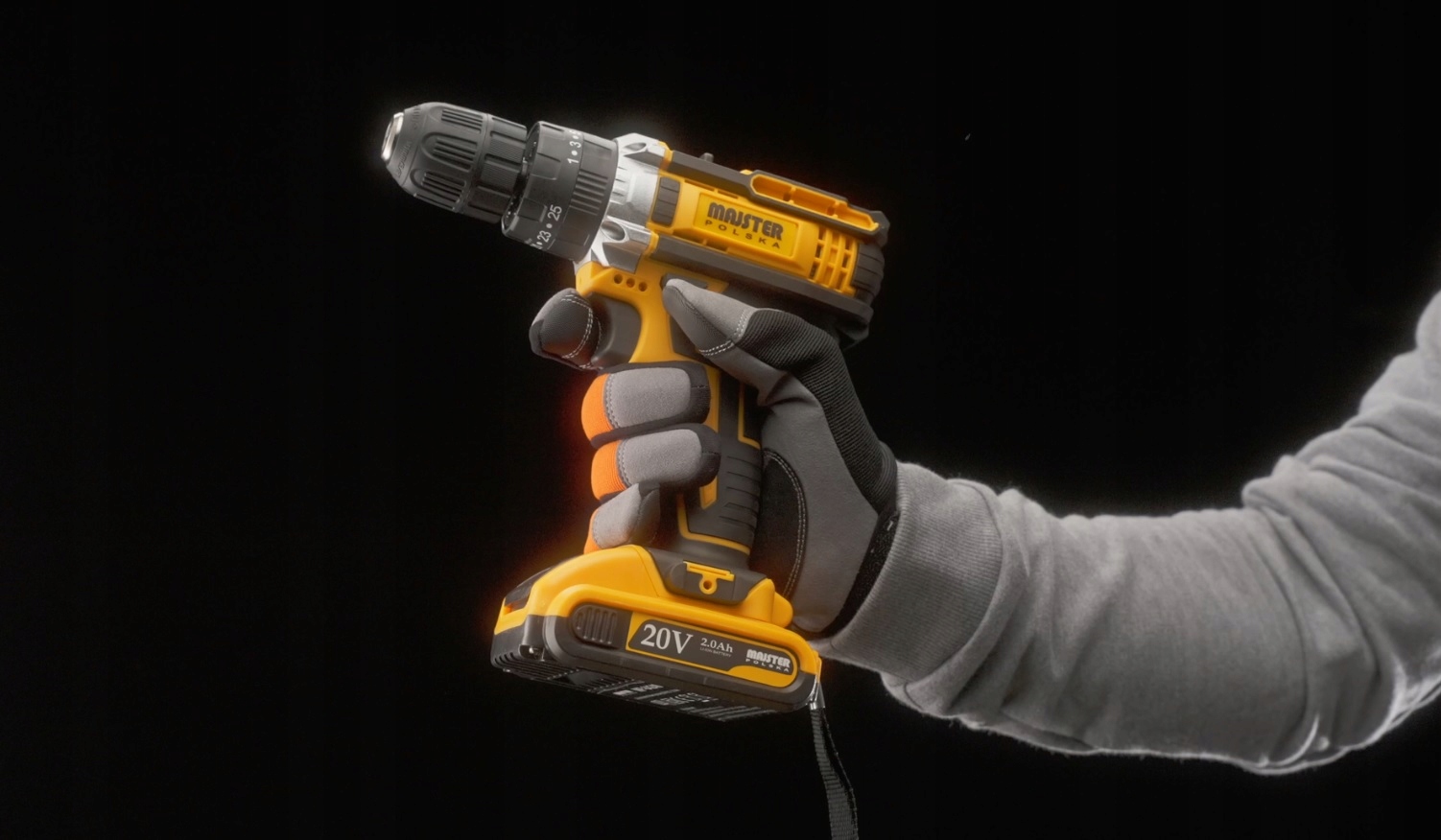 WIERTARKO WKRĘTARKA AKUMULATOROWA UDAROWA 20V Majster Polska mp0424 mp-0424 Typ akumulatora Li-Ion
