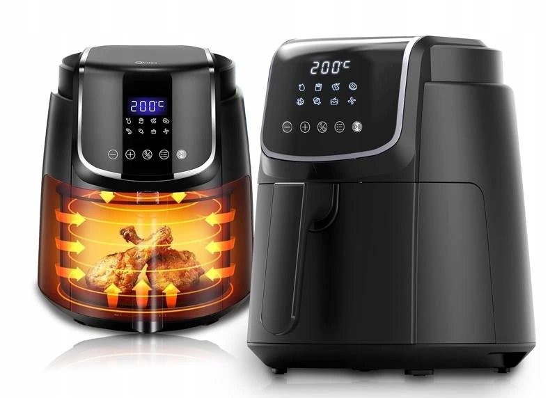 Beztuková vzduchová fitéza Midea LXMFCN40C2 1500W 4l