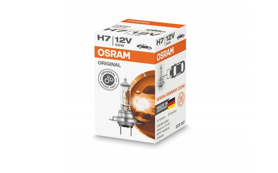 

Żarówka H7 Hal. 12V 55W Osram Original Oem 64210