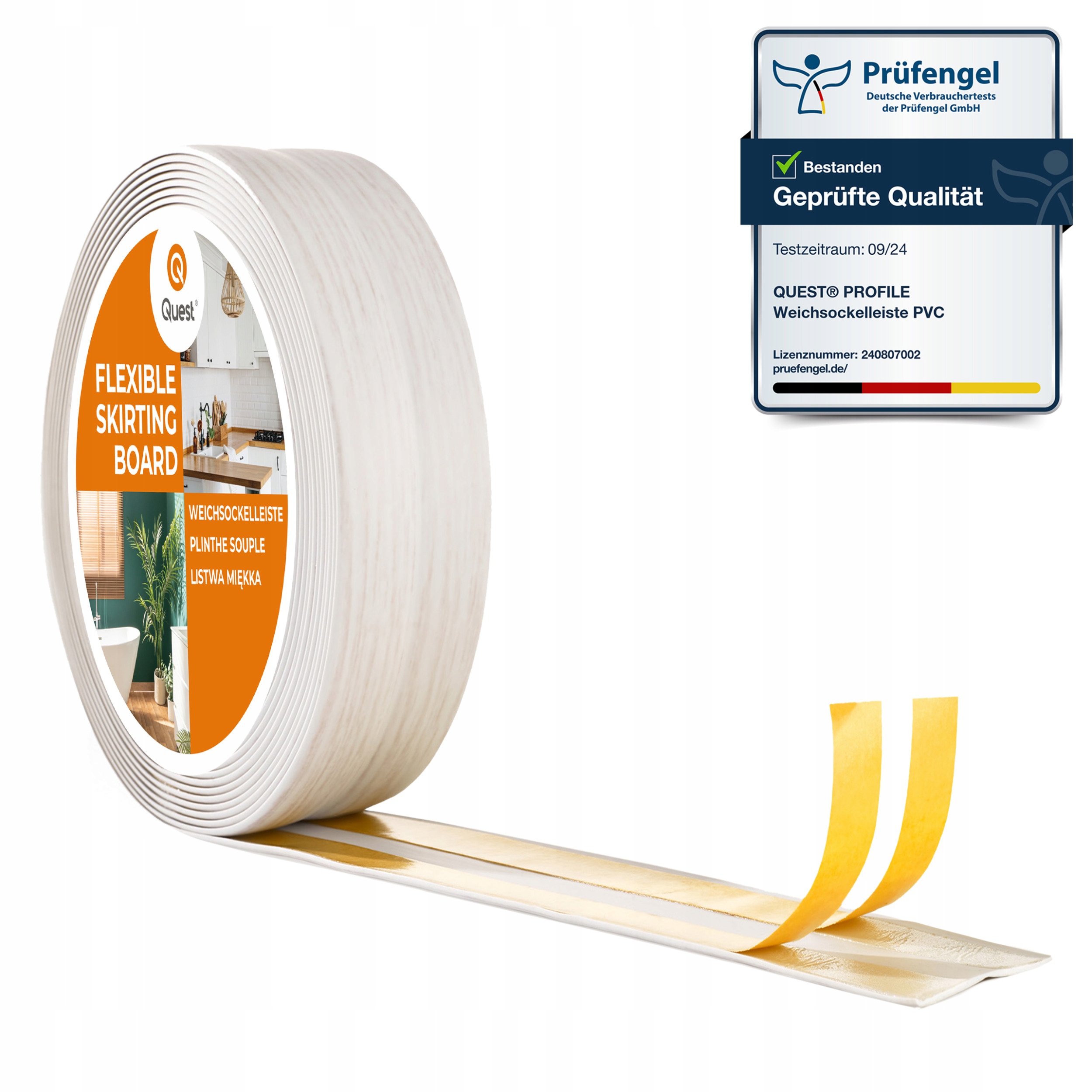 samolepicí dokončovací lišta bříza Pvc 25x15 mm 20 m