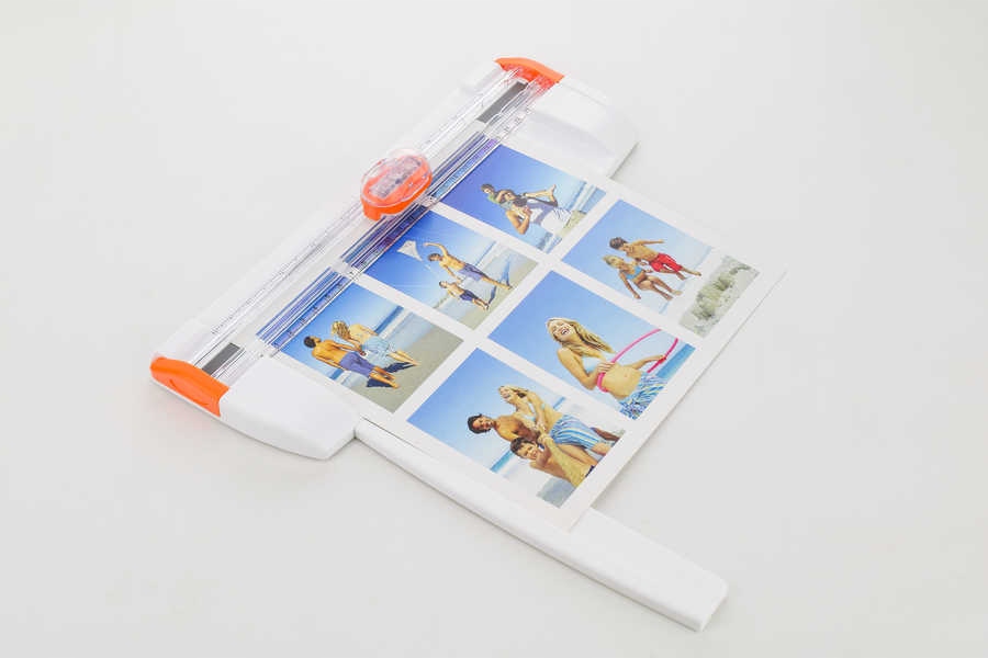 Szwajcarski trymer 3in1 proste faliste i perforacja Idealny do zdjęć Marka Peach