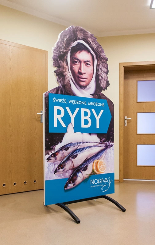 Potykacz dwustronny duży nadruk, cięcie po obrysie Marka inna