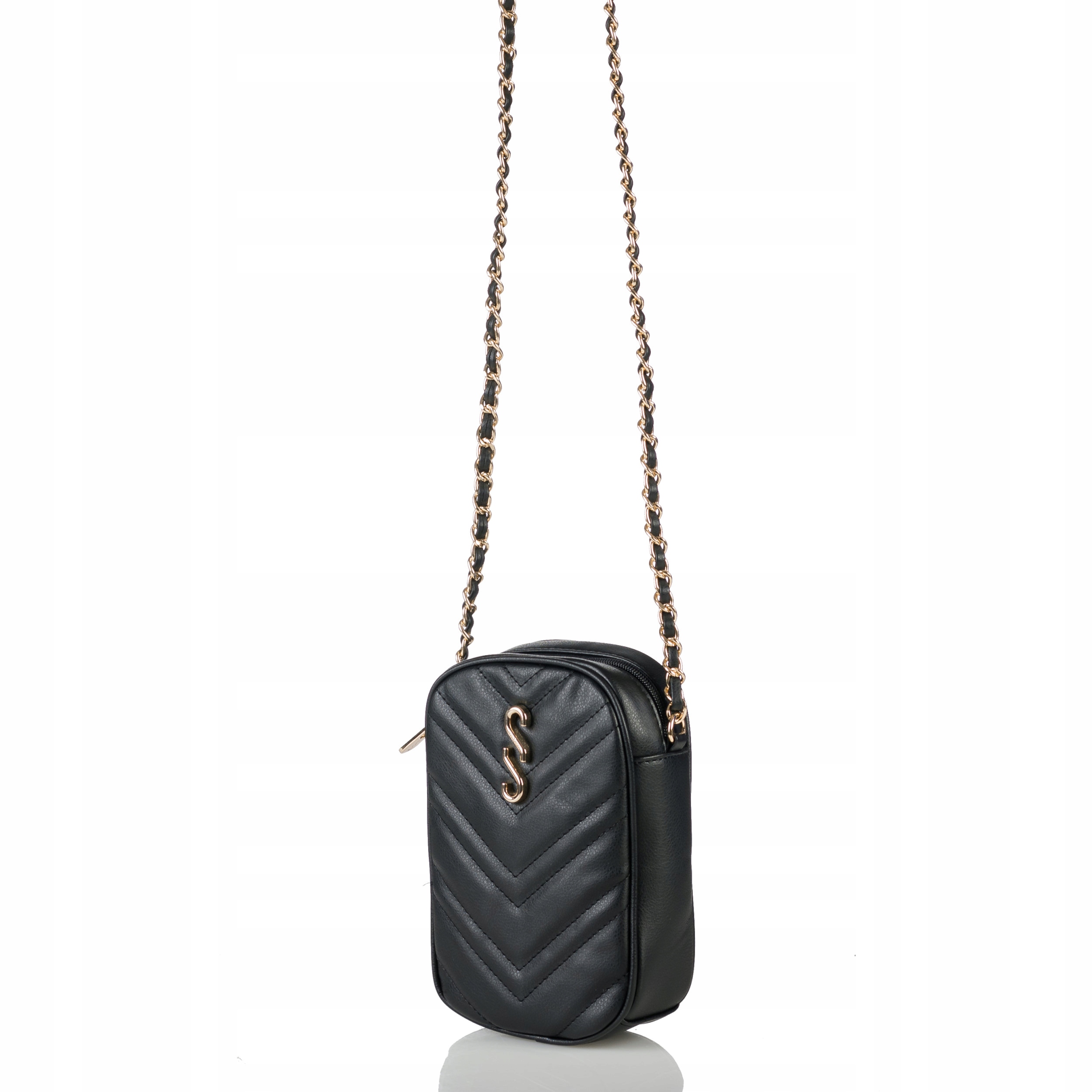 TOREBKA LISTONOSZKA FEMESTAGE Rowerówka Na Telefon Kolor czarny