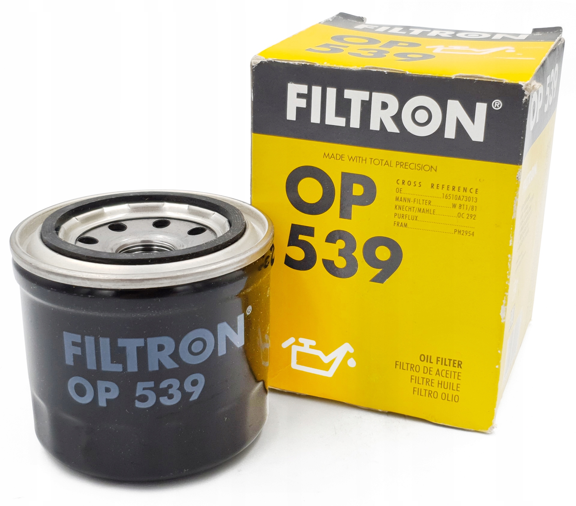 

Filtron filtr oleju OP539 Daewoo Matiz Tico Swift