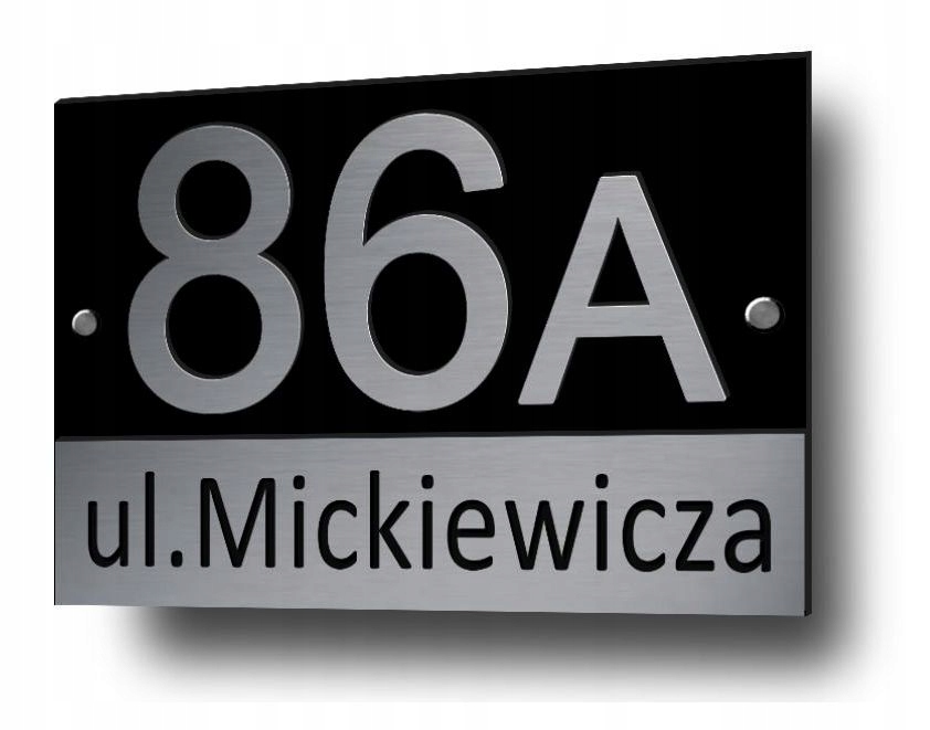 

Tabliczka z numerem domu adresowa numer na dom nr