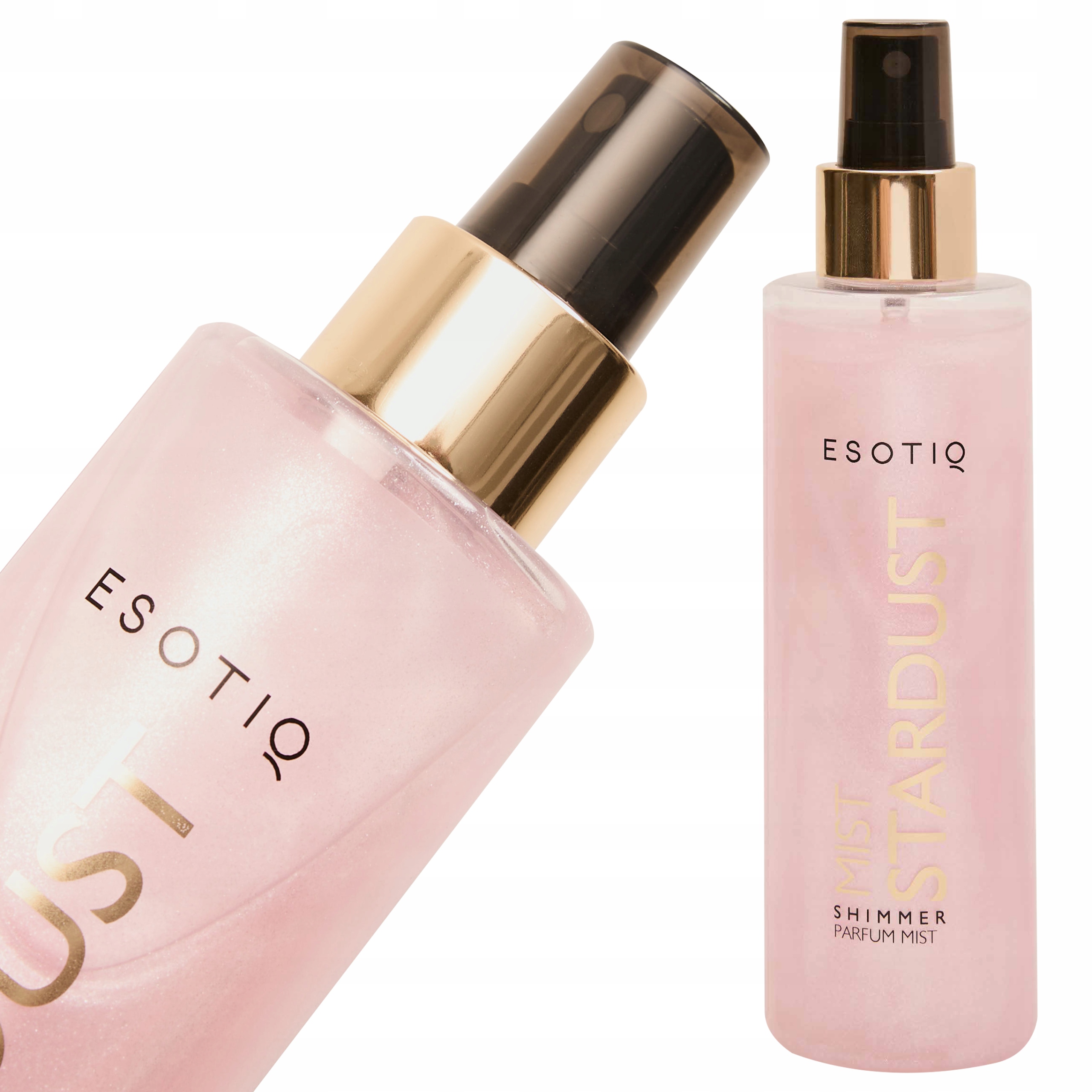 Růžová mlha na tělo se třpytkami Esotiq Mist Stardust New 200 ml