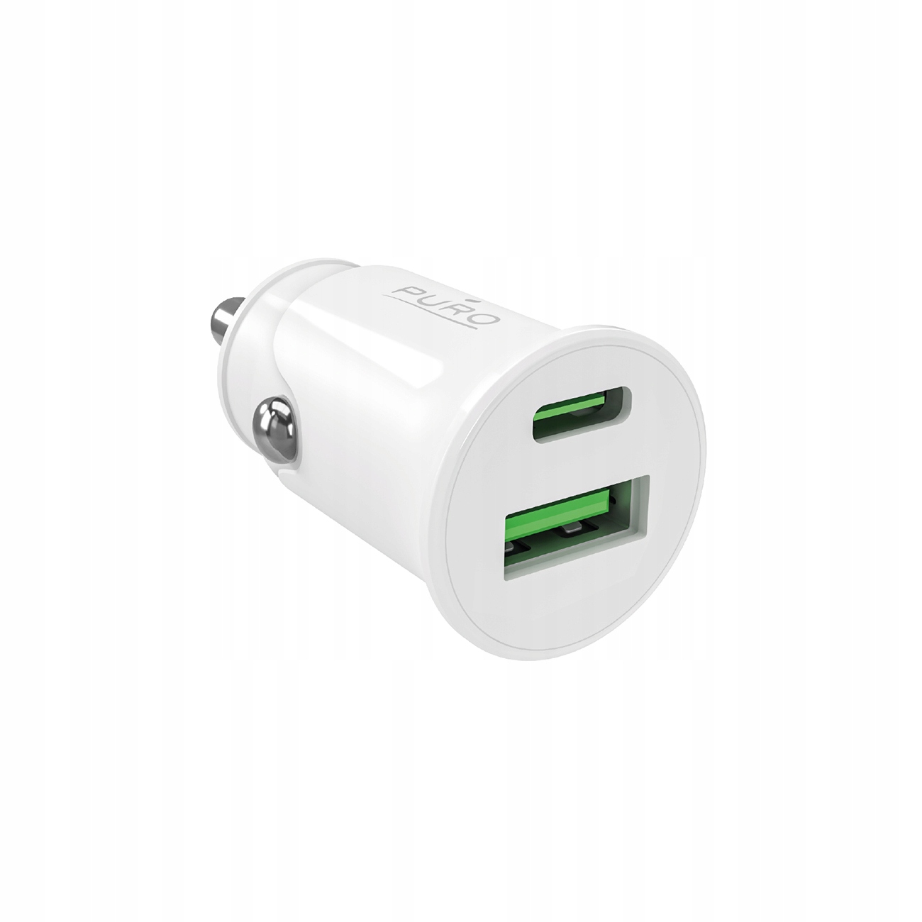 automobilová Usb-a Usb-c Power Delivery 20W bílá
