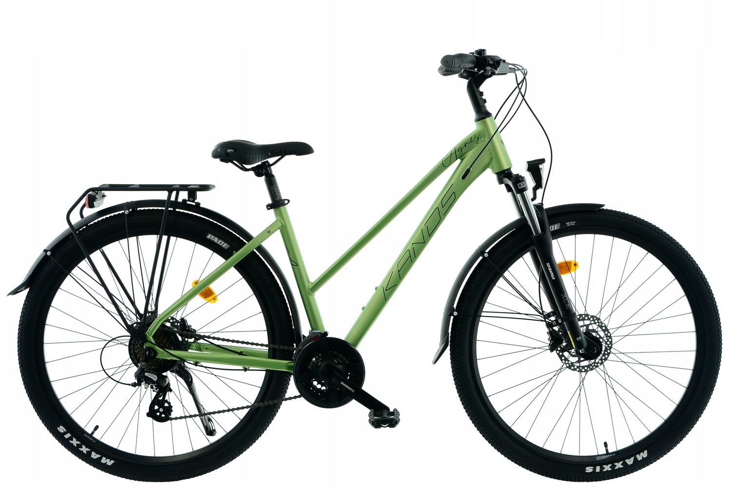 Rower Trekkingowy 29 Kands Agnes pistacjowy mat R16 wzrost 150-164 cm 2025