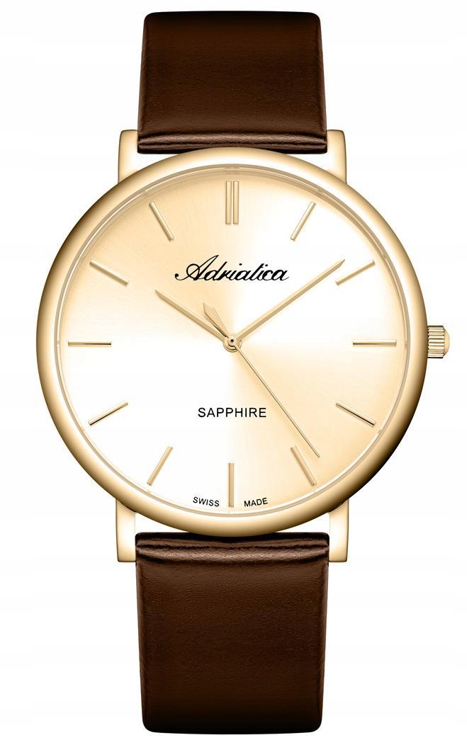 Nové Originální Pánské hodinky Adriatica A8338.1B11Q Sapphire klasické