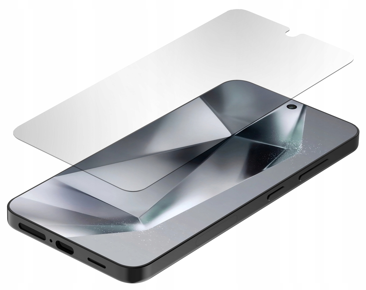 Hartowane szkło ochronne na wyświetlacz Quad Lock Samsung Galaxy S24