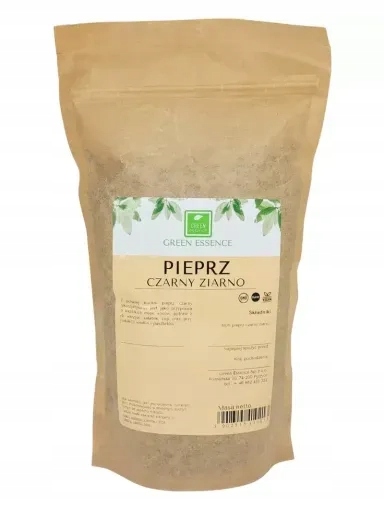 Levně 5x Green Essence Pepř černý zrno 100 g pepř v zrnech s silným aroma