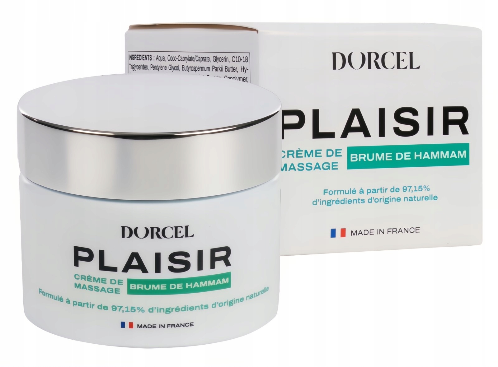 Smyslný masážní krém Plaisir Brume De Hammam 150 ml Jasmín