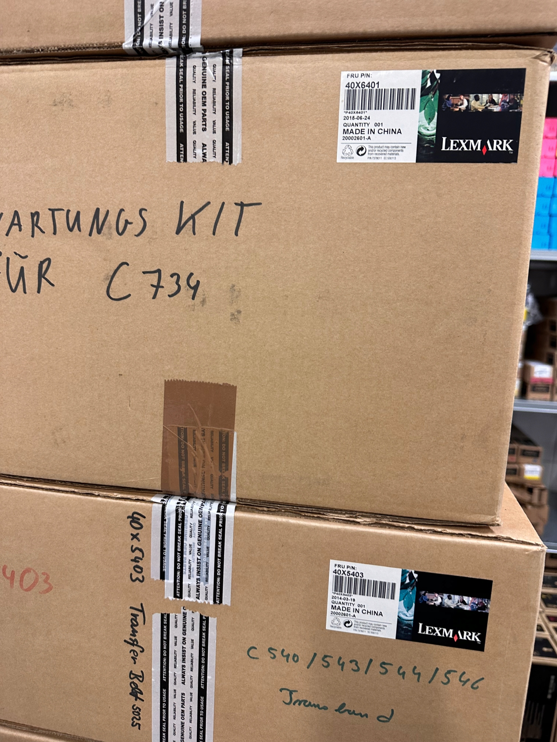 Přenosový pás Lexmark 40X6401 Originál pro C736 X734 X736 X738