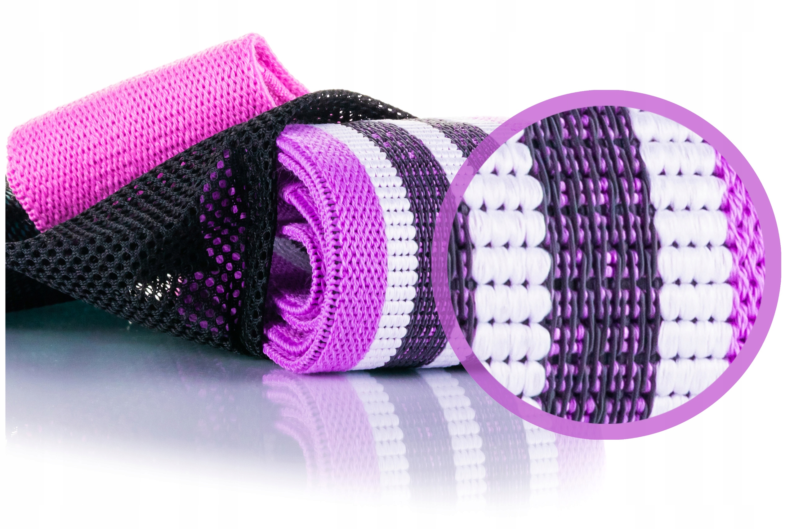 ZESTAW 3 GUM DO ĆWICZEŃ HIP MINI BAND, GUMY MATERIAŁOWE MOCNE TAŚMY FITNESS EAN (GTIN) 5907587804999