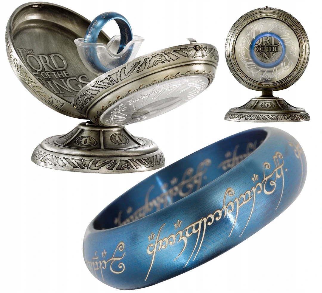 Jeden prsten nerezová ocel (modrý), Pán prstenů