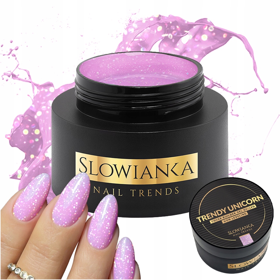 Żel Budujący Do Paznokci Non-Leveling Trendy Unicorn Cover