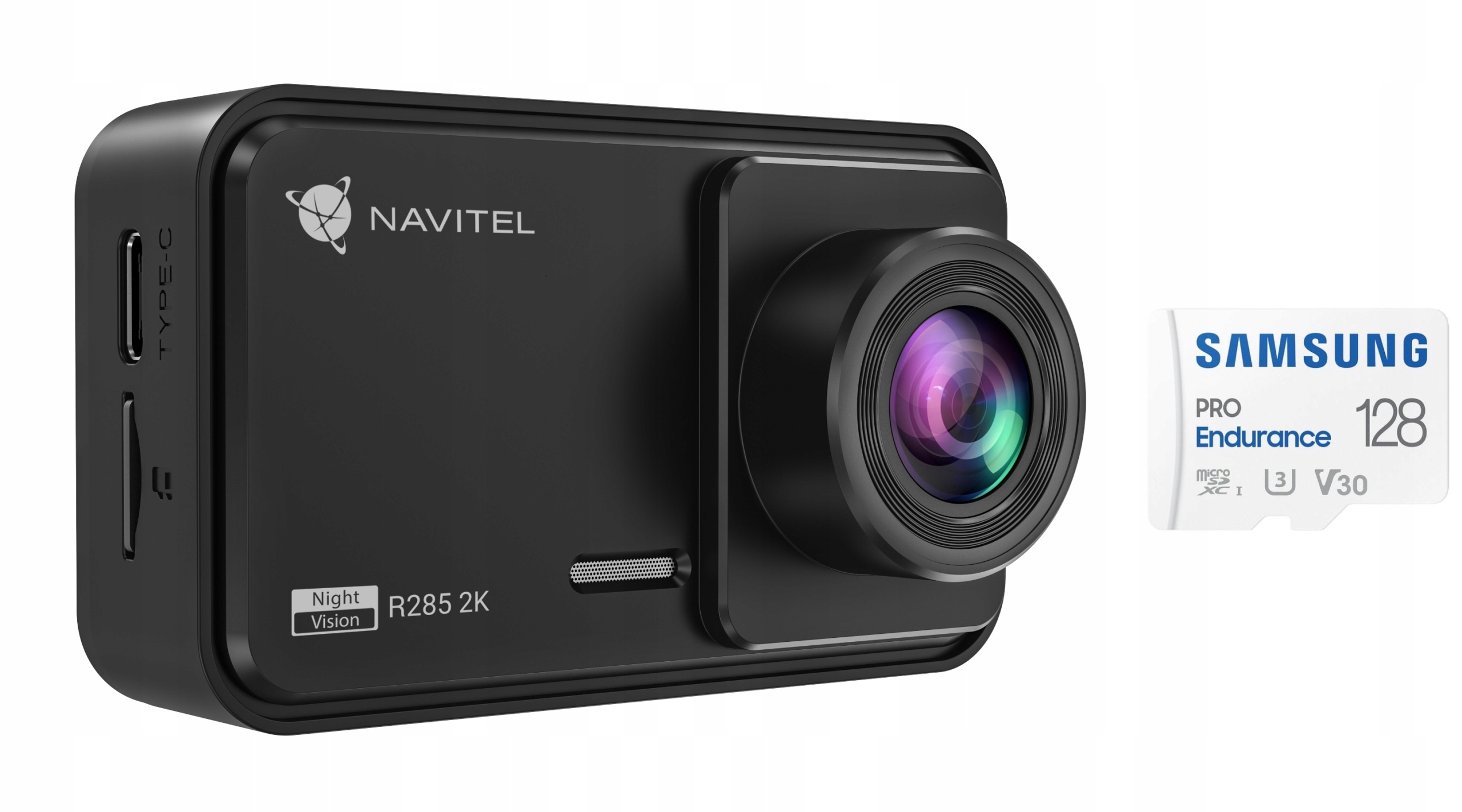 Wideorejestrator samochodowy Navitel R285 2K + karta Samsung 128 GB