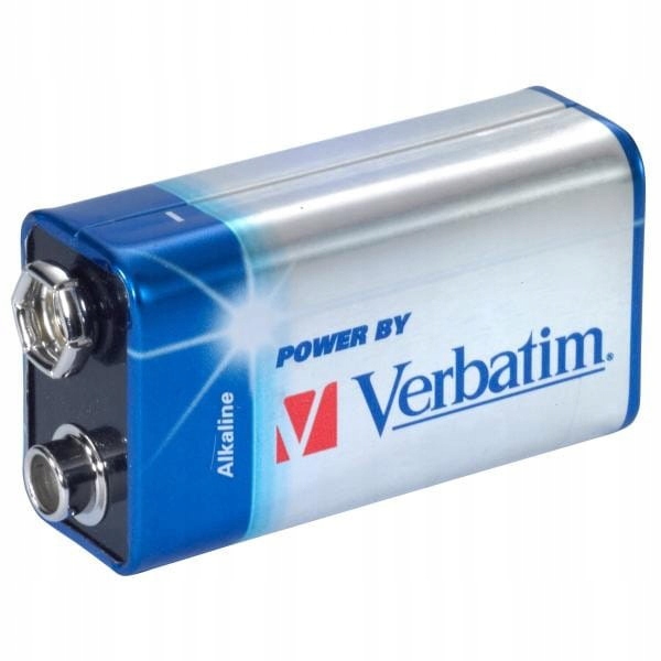 Bateria alkaliczna Verbatim 9V (6F22) 1 szt.