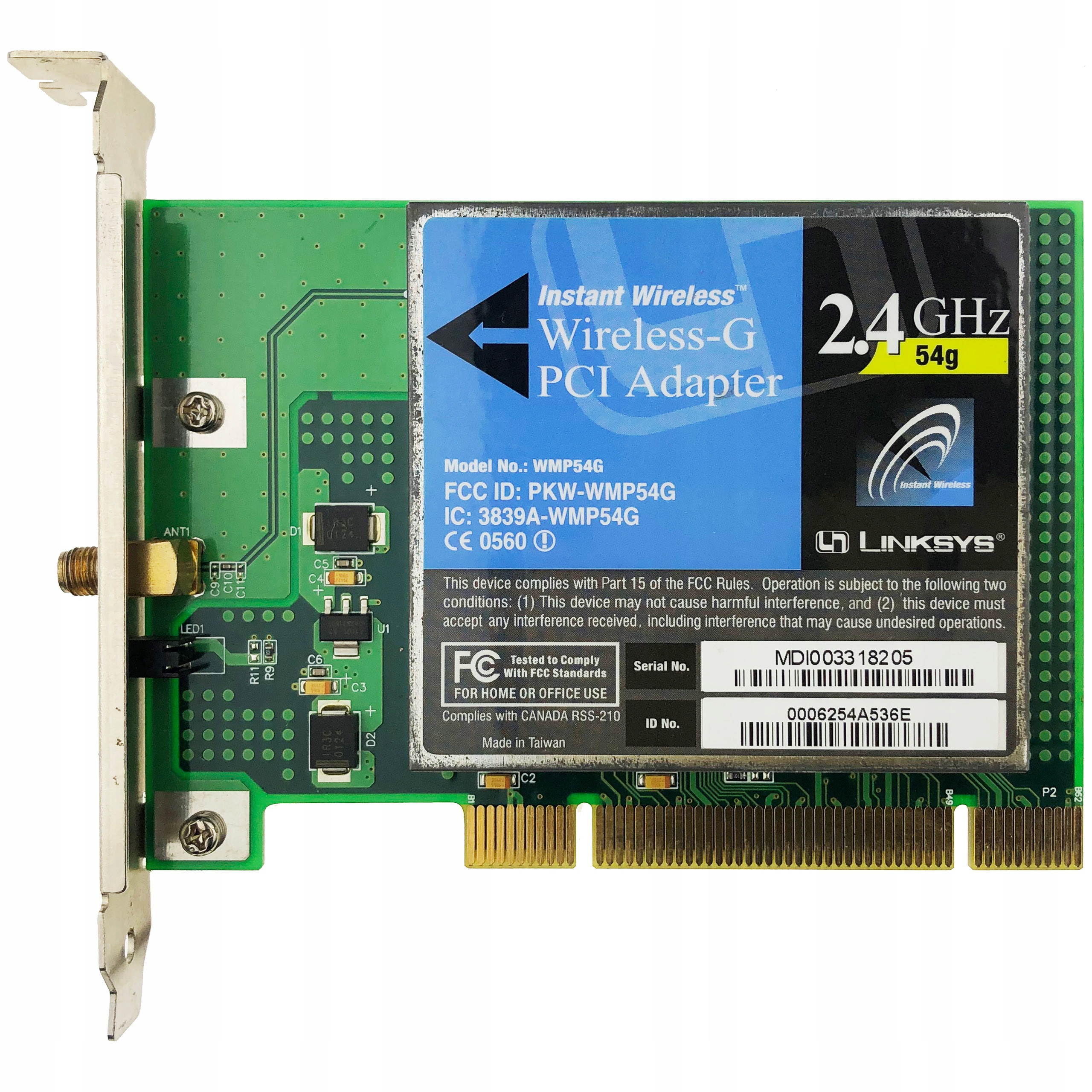 WIFI LINKSYS WMP54G bez antenki 100% OK %xK