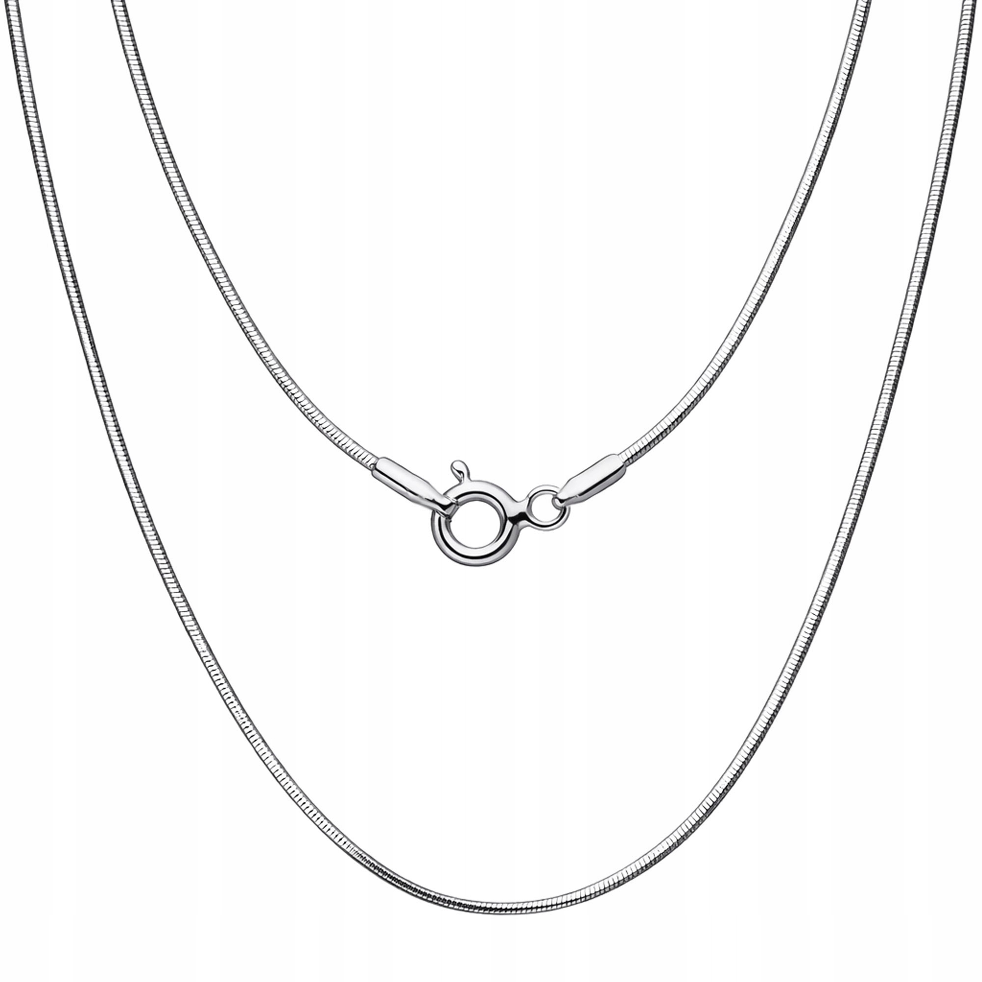 Linka Vlasec Stříbrný Řetízek Dámský Pánský Diamantový 50 cm 1.5 mm