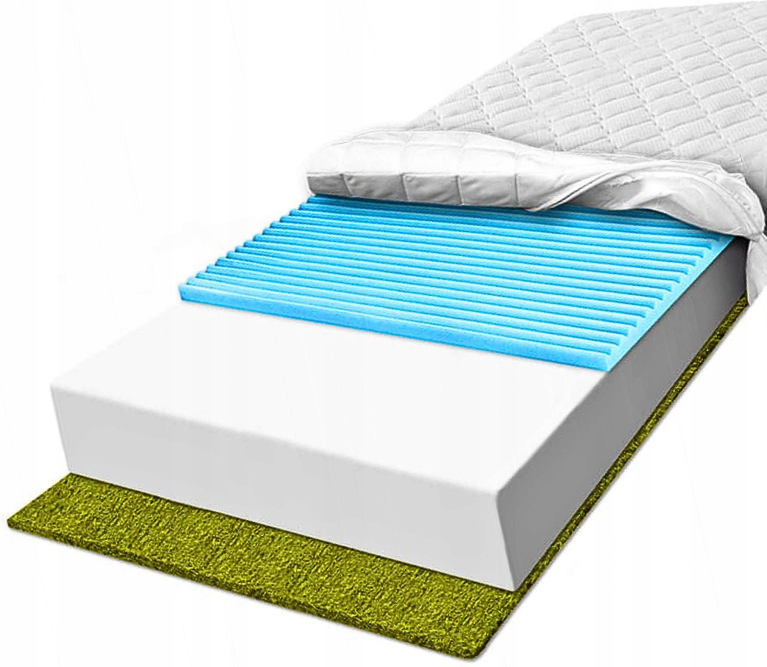 Penový matrac 160x200 26 cm hrubá morská tráva, vystužený H2, mäkký