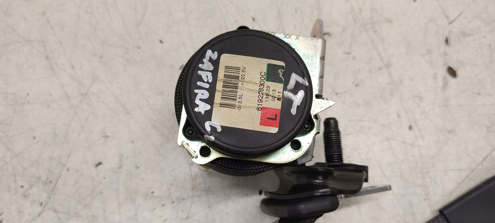 Gurten Sicherheits links heck Opel Zafira C