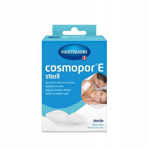 

Cosmopor E steril 7,2cmx5cm Opatrunek jałowy 5szt.