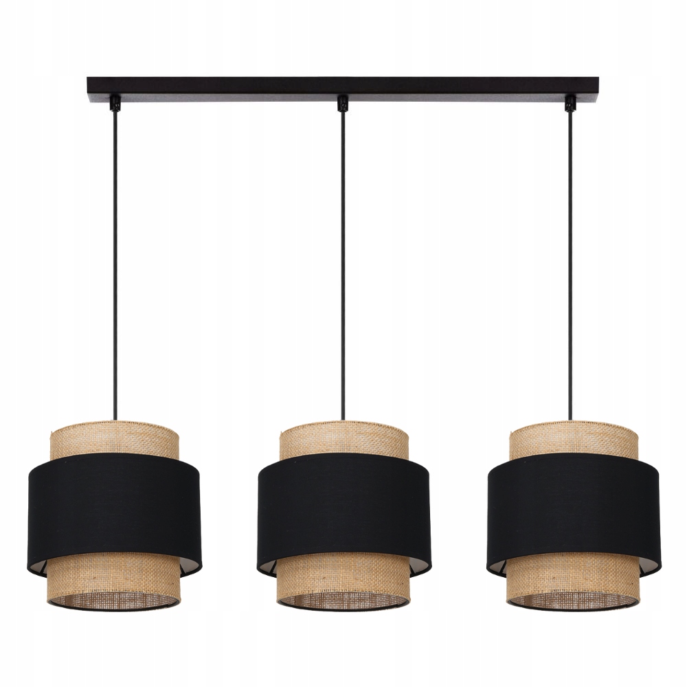 Závěsná Stropní Lampa Z Juty Boho, Jutová Lišta