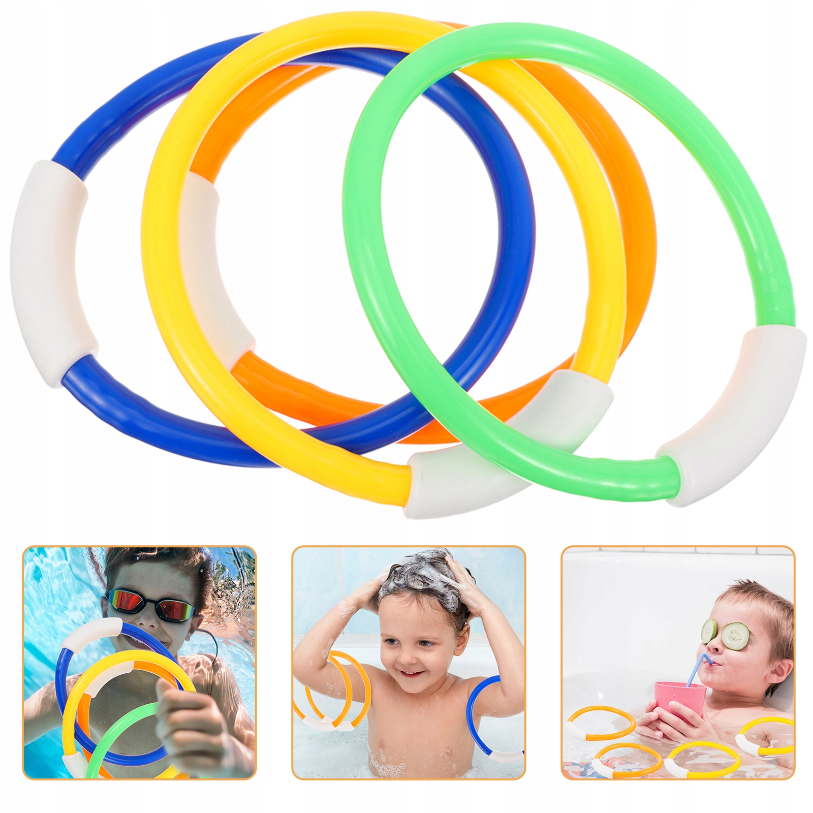 KIDS WATER TOY FOR POOL SWIMMING RING RINGS Kod producenta 16601125