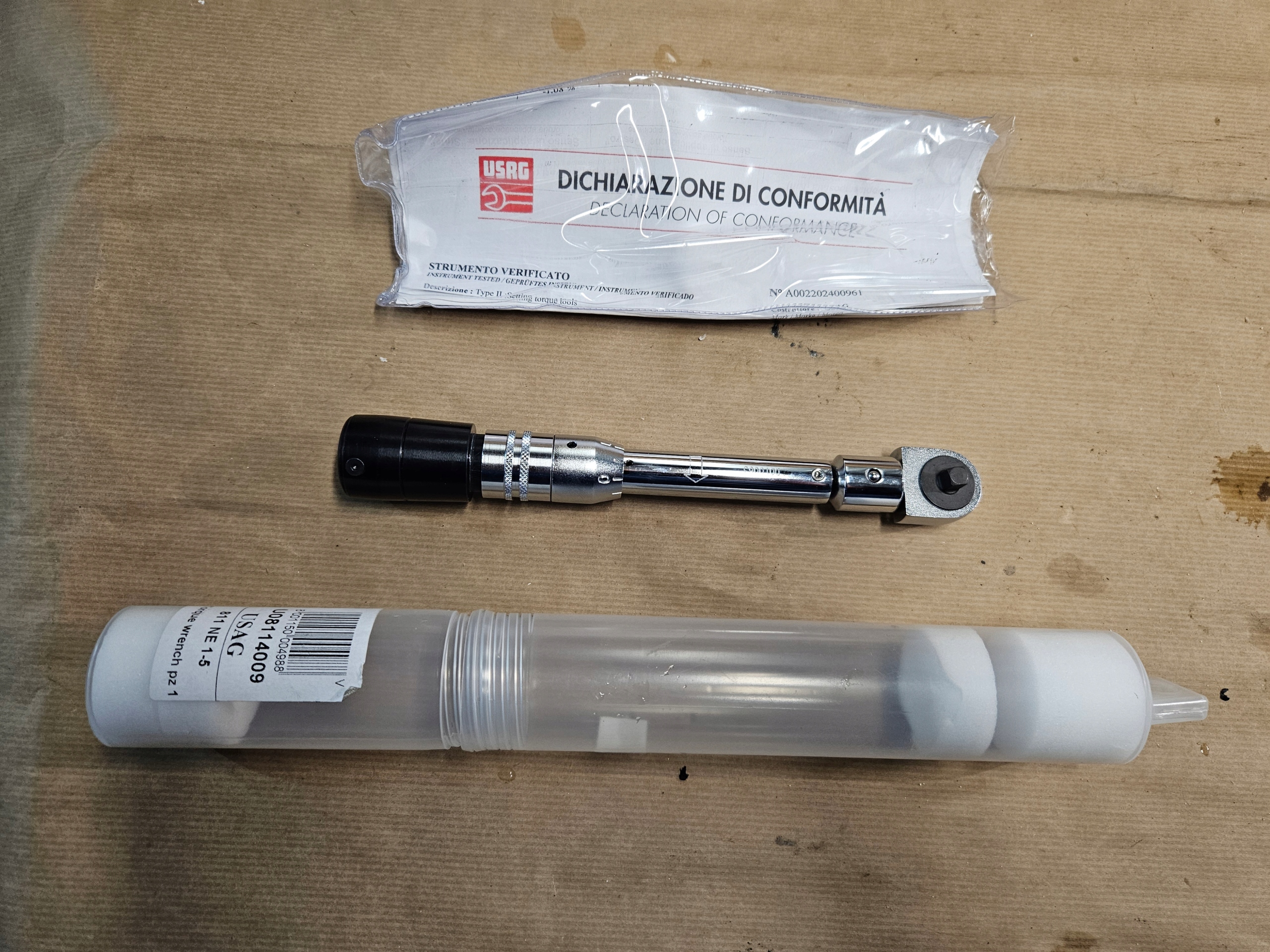 Dynanometrický Kľúč S Račňou Usag 811NE 1/4