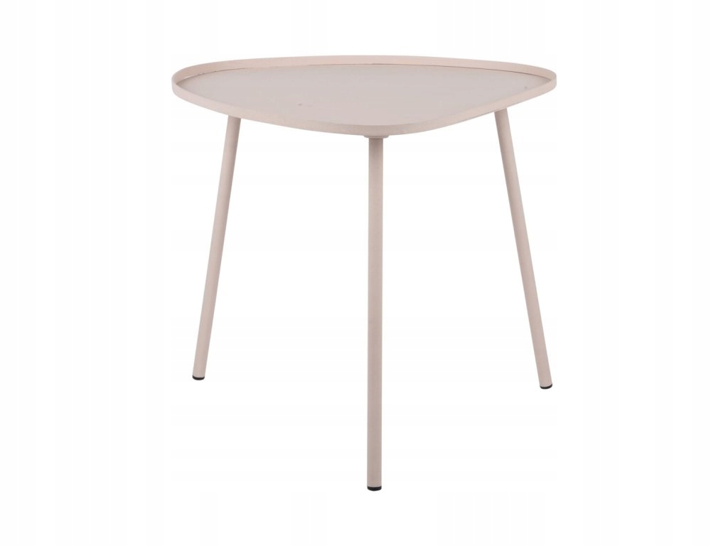 Kovový konferenčný stolík Boaz, výška 43 cm, sivý