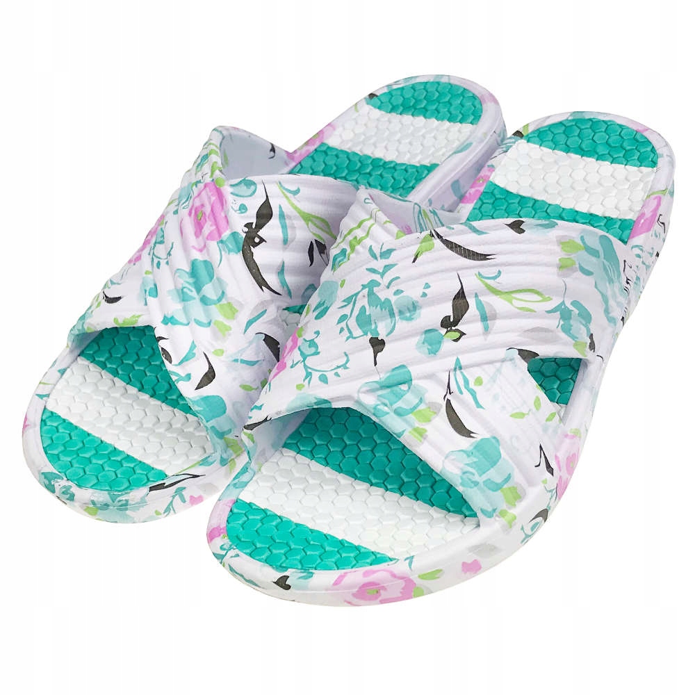 

Klapki damskie pianka basen Japan Hex Turkusowe 37