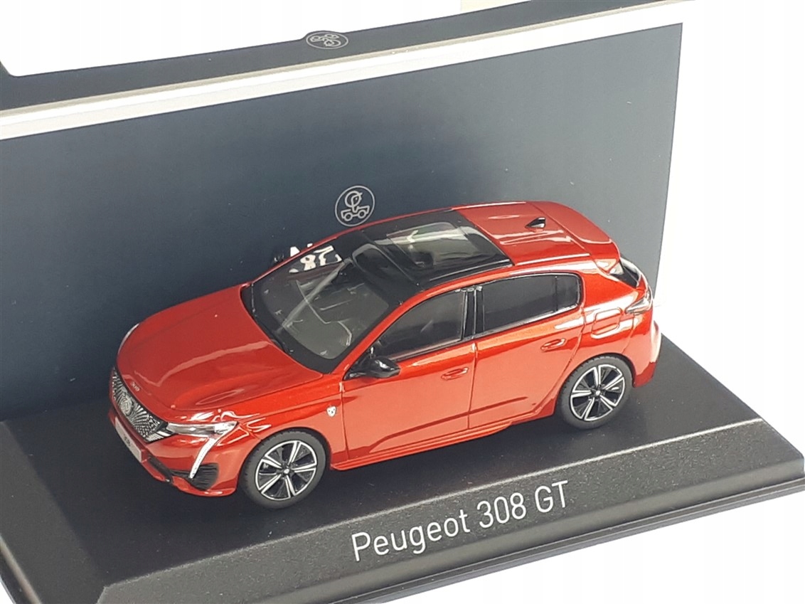 Norev Peugeot 308 Gt 2021 Elixir Red 1:43
