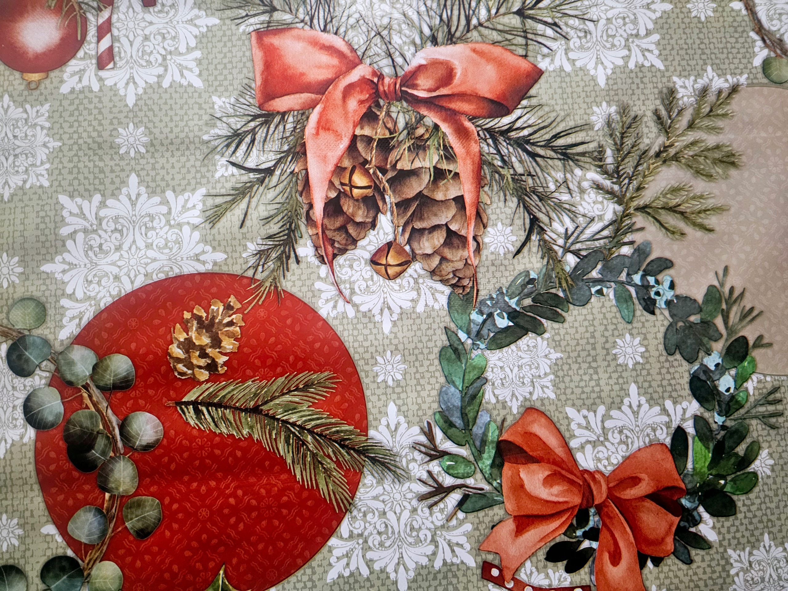 CERATA ŚWIĄTECZNA BOŻE NARODZENIE OBRUS NA WYBRANY WYMIAR Długość (cm) 10 cm