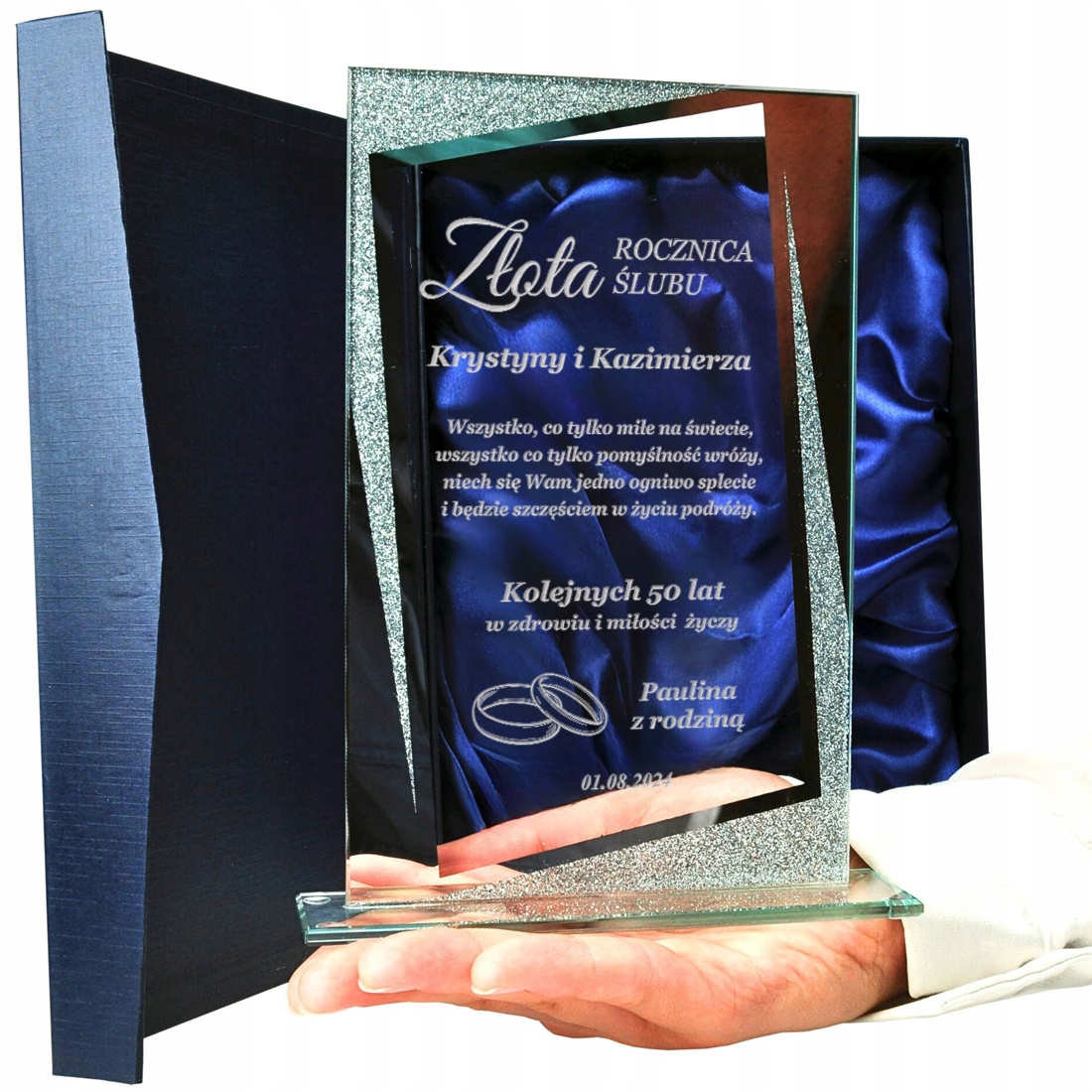 Rocznica Ślubu na Jubileusz 1-99 Lat Złota Srebrna Diamentowa Gody