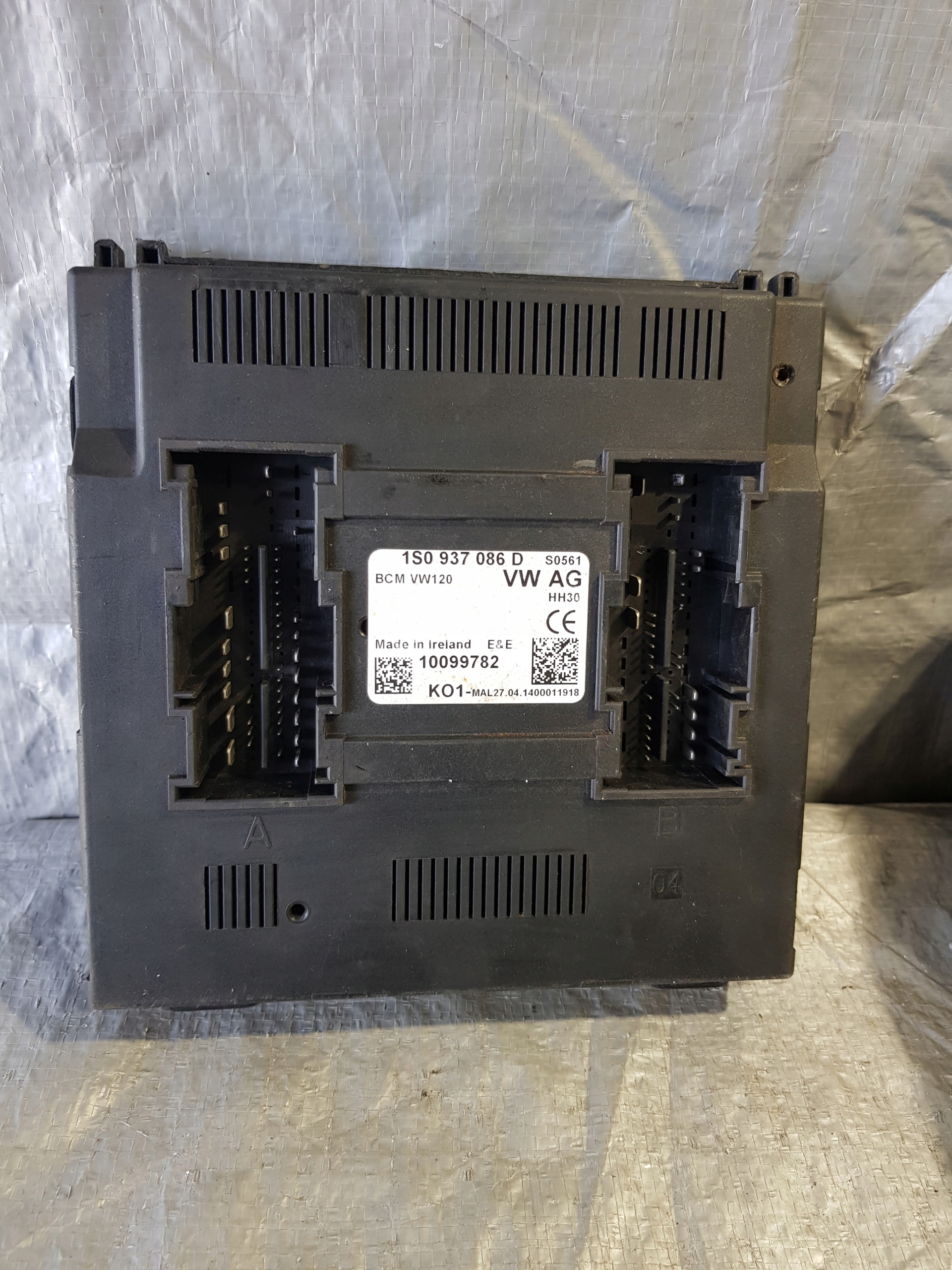 comfort control unit VW UP 1S0937086D