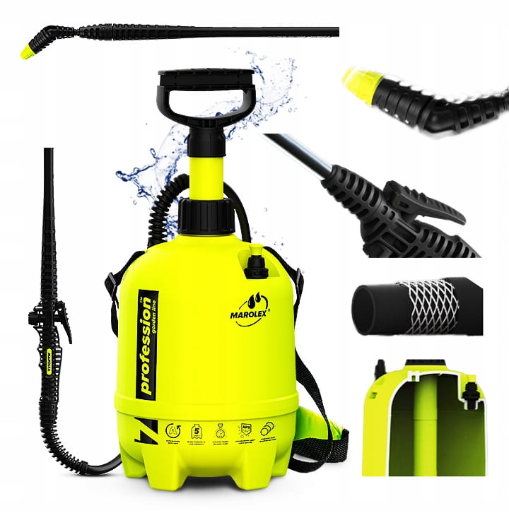 Záhradný tlakový postrekovač s ručnou tyčou 7 l