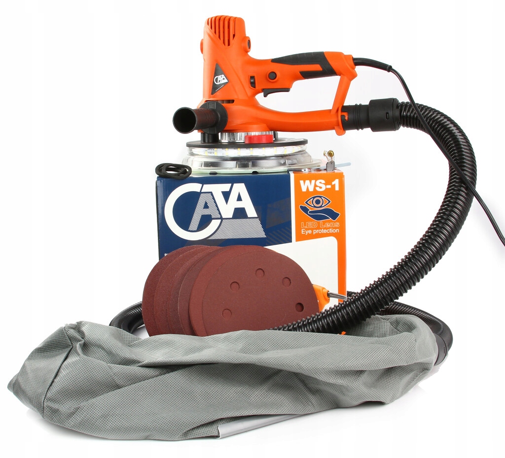 SZLIFIERKA do GIPSU GŁADZI TYNKÓW TYNKU PAPIER LED Seria M90201