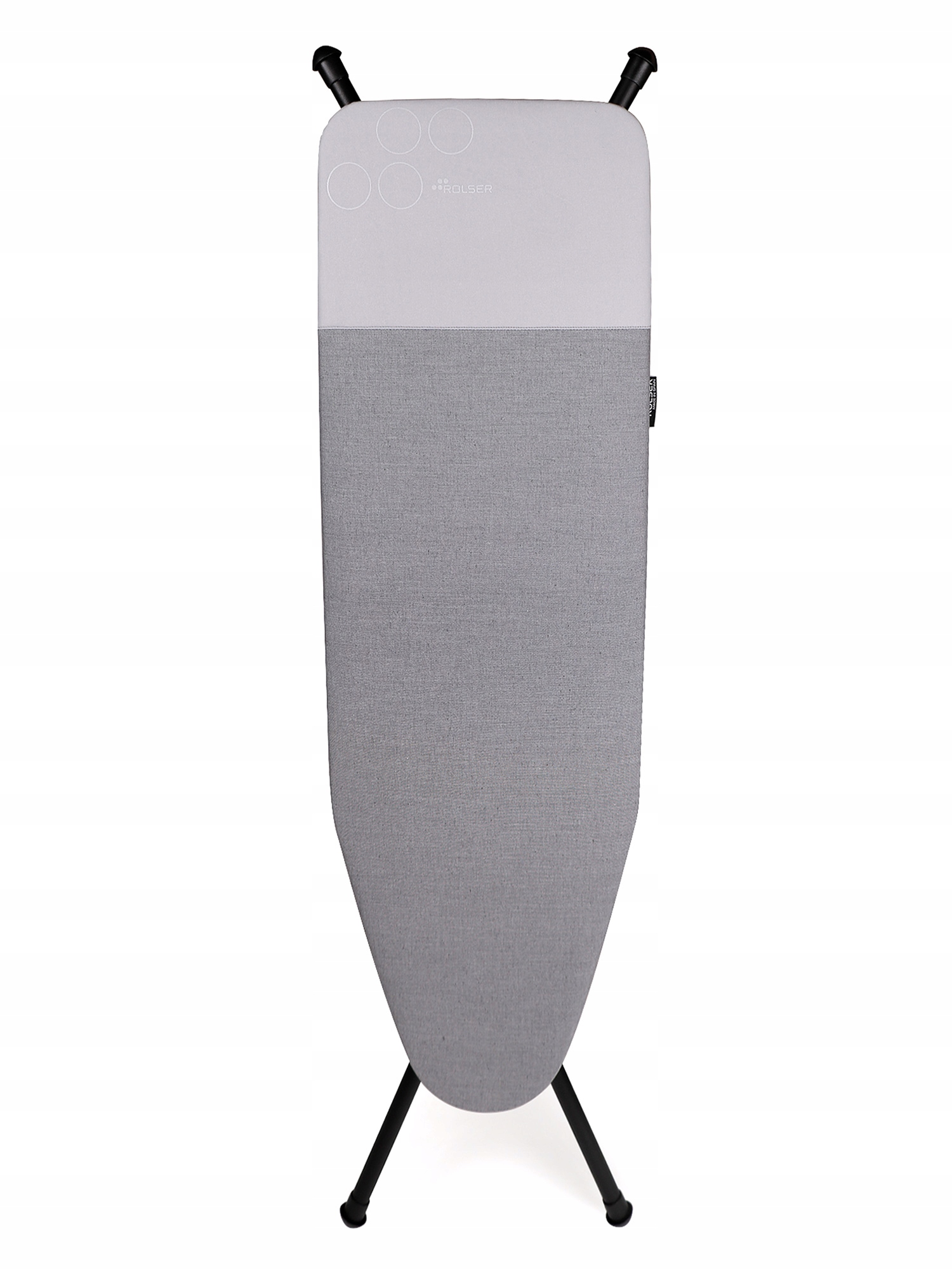 Levně Žehlicí prkno 120 x 38 cm Rolser K-b Black Tube Natural Olověná