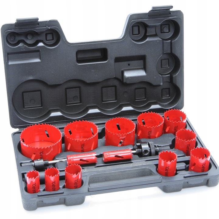 

Zestaw Otwornic Bimetal Do Metalu I Drewna 17 El.